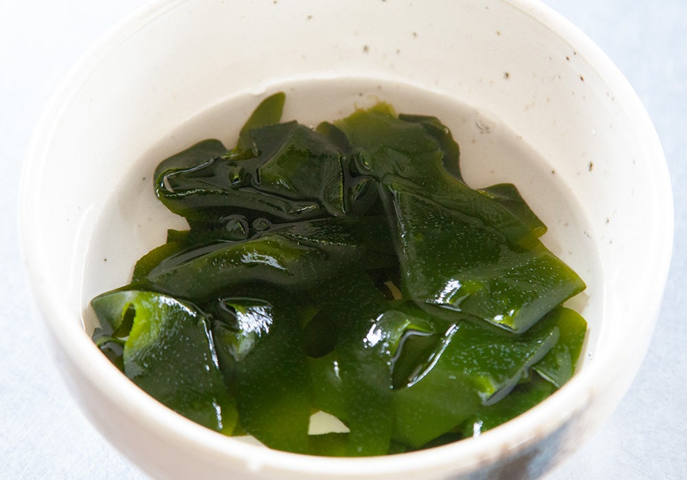 カットわかめ（乾燥わかめ）戻し方