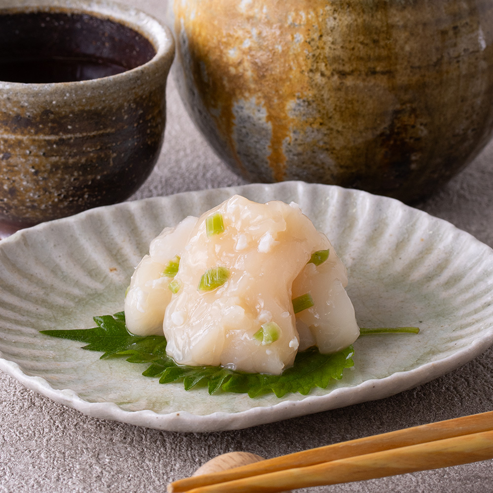 ホタテわさび塩麹漬け
