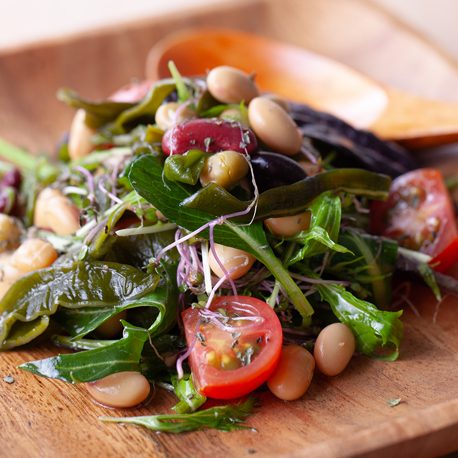 茎わかめと豆のマリネの作り方