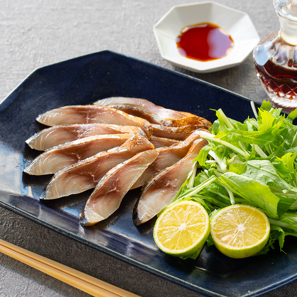 鯖の冷燻　食べ方