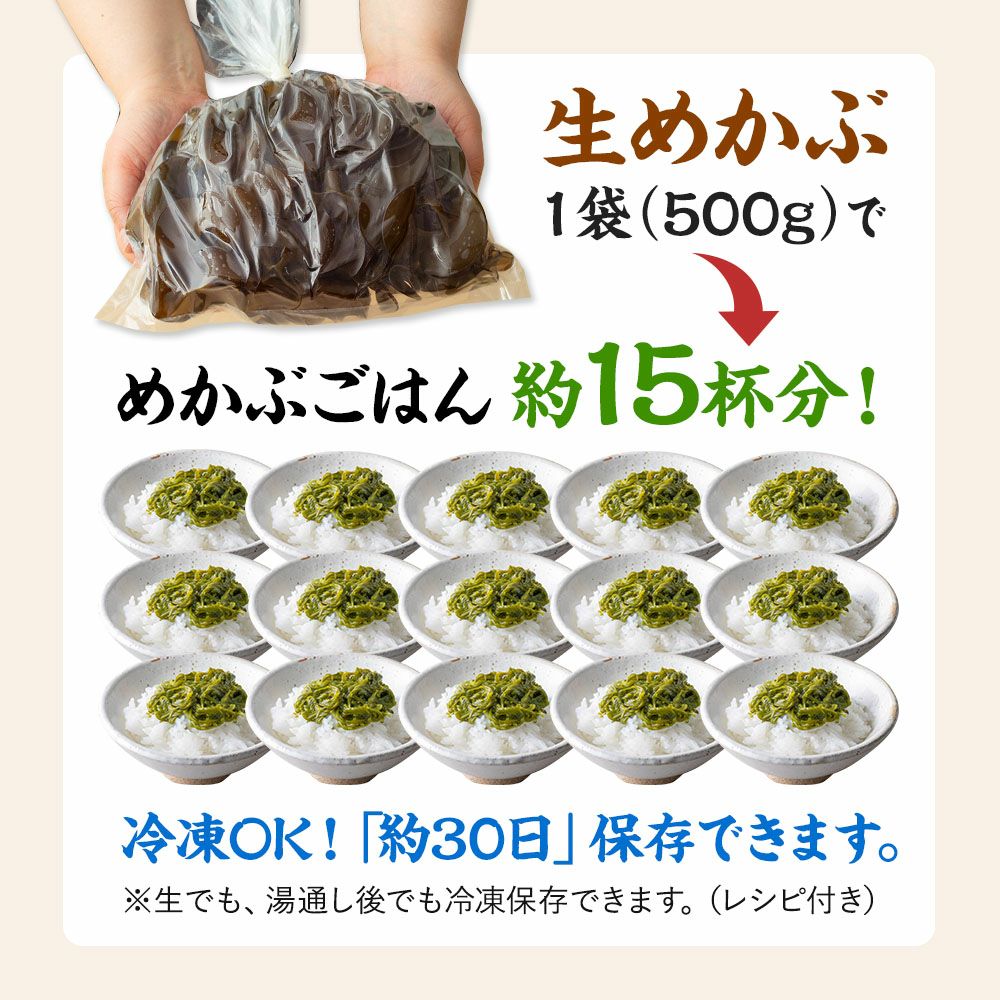 三陸産　感動の生めかぶ