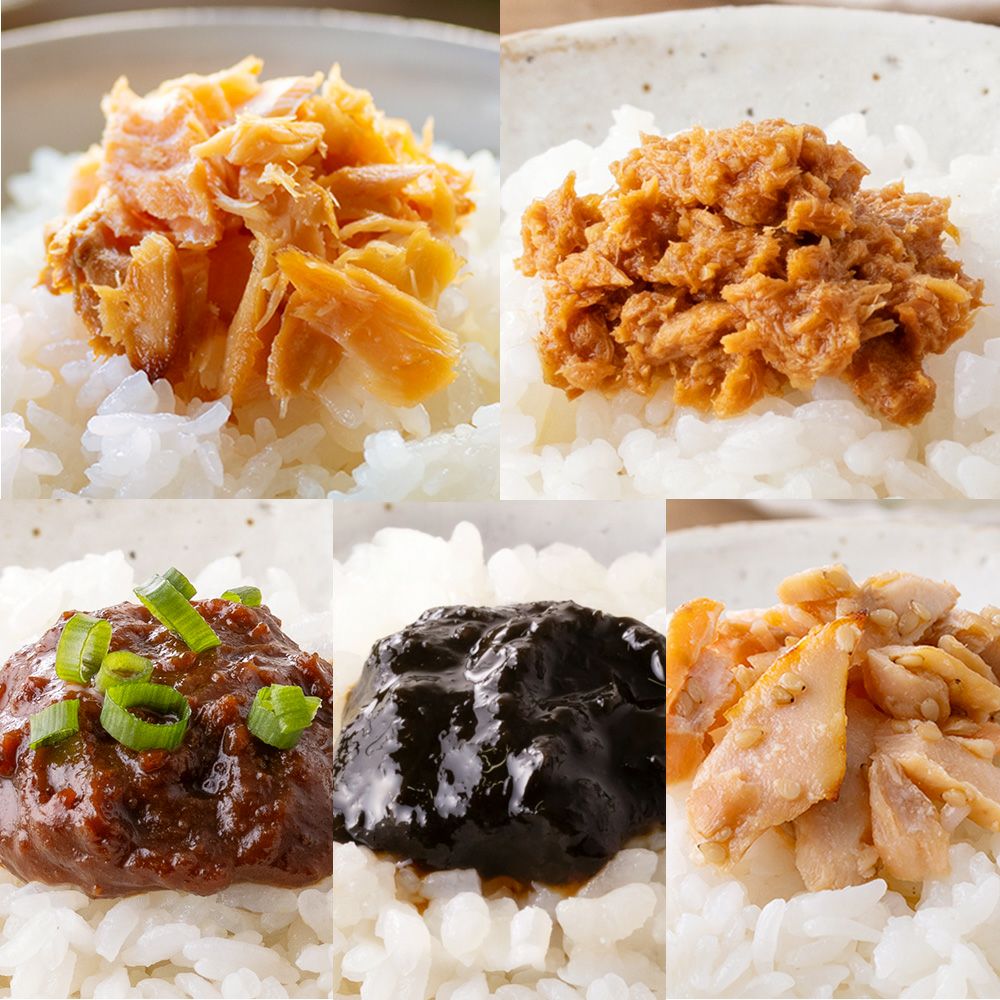 ご飯のお供 5本セット｜魚介類の通販 販売【山内鮮魚店】