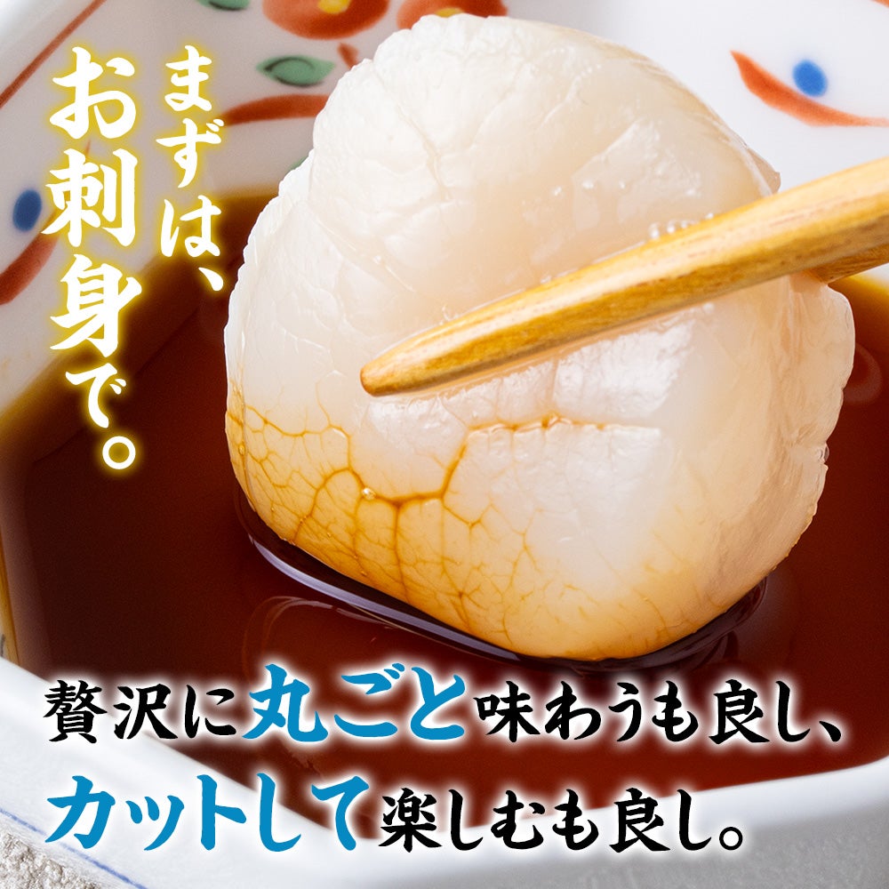 お刺身用】国産 冷凍ホタテ貝柱 7粒入（約140~160g）｜通販・販売 山内